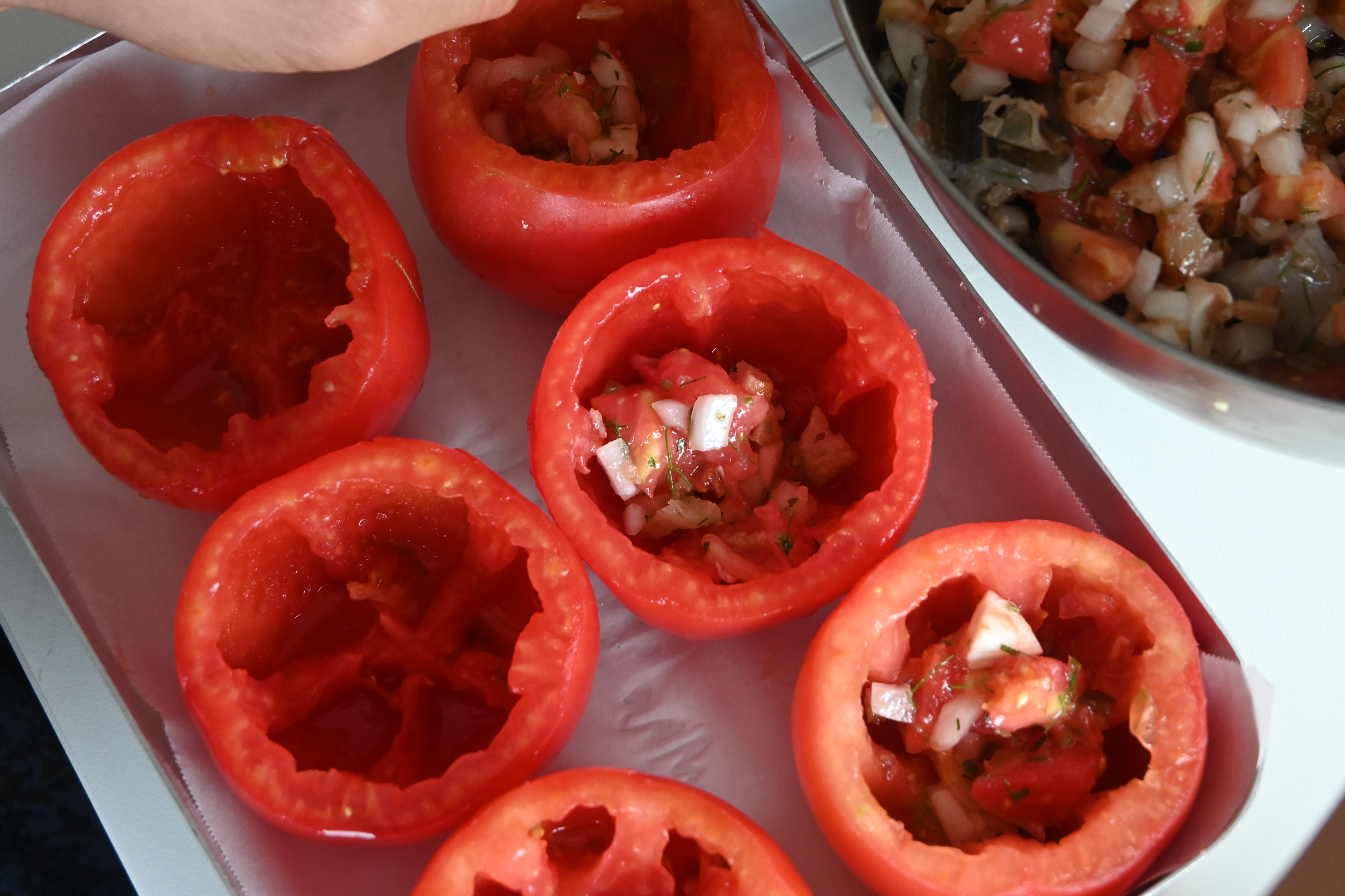 トマトの詰め物2